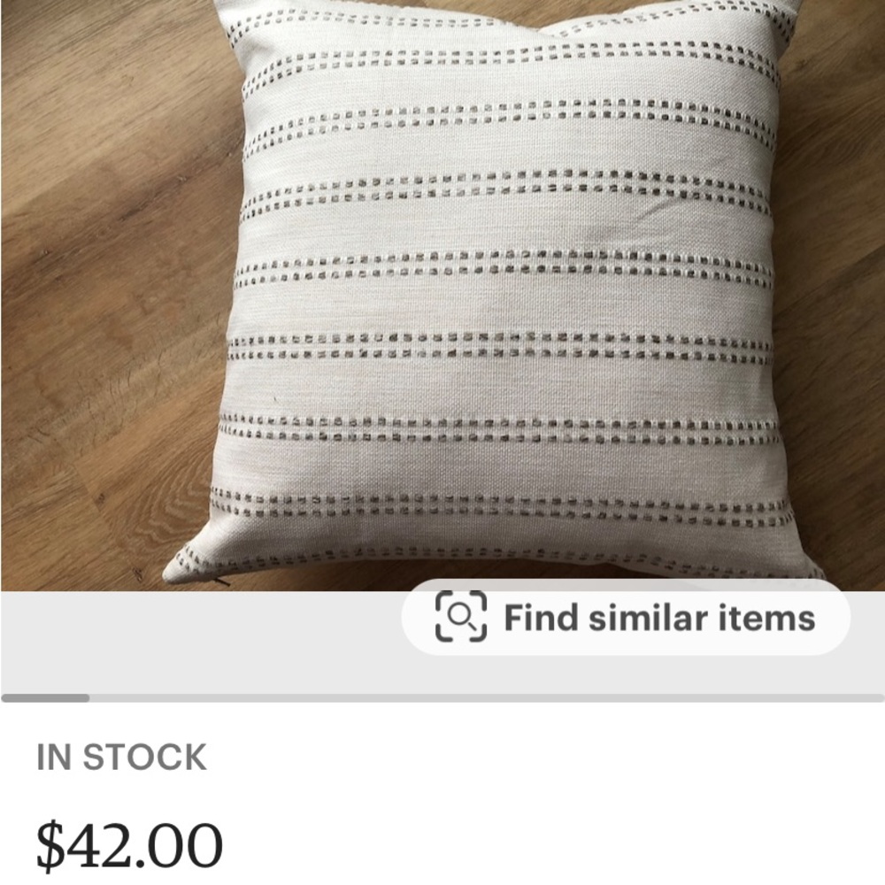 Brand new-never used pillow cover from Etsy.